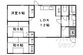 コーポ下鴨 101 ｜ 京都府京都市左京区下鴨宮崎町（賃貸アパート3LDK・1階・70.00㎡） その2