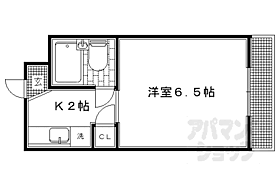 ニケンカン 403 ｜ 京都府京都市左京区静市市原町（賃貸マンション1K・4階・18.60㎡） その2