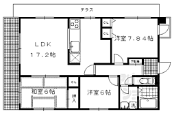 間取図画像 3LDK