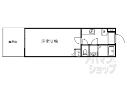 JR山陰本線 円町駅 徒歩8分 1階/-