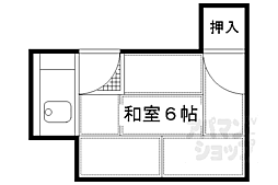 ヨシカワアパートメンツ ワンルームの間取図画像
