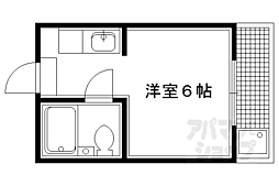 コーポ・よねだ 1Kの間取図画像
