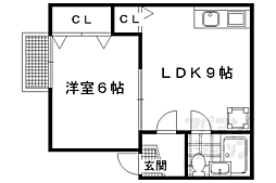 レグメントダム 1LDKの間取図画像