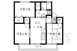 アーバン愛宕 3DKの間取図画像
