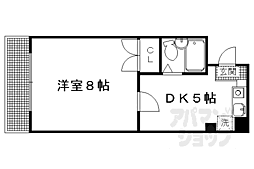 ヌーボ静市 1DKの間取図画像