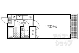 アジュール北白川 1階