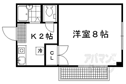 ロイヤルハウスL 1Kの間取図画像