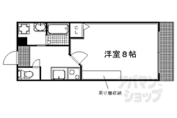 フラッティワレア 1Kの間取図画像