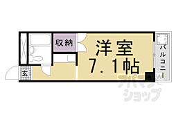 ハイツタケイチ 1Kの間取図画像