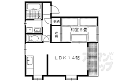 ファミールダイヤモンド 1LDKの間取図画像