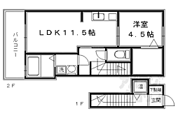 京福電気鉄道北野線 北野白梅町駅 徒歩9分 2階/-