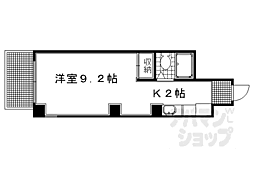 MYシャイン 1Kの間取図画像
