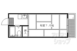 大光ビル 1Kの間取図画像