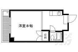 JTさふらん 1Kの間取図画像