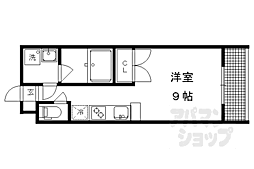 プルミエール鞠小路 ワンルームの間取図画像