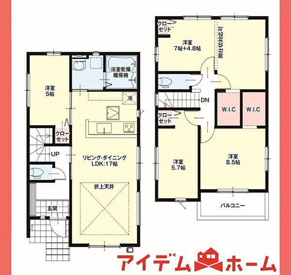 間取りを拡大表示