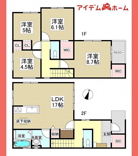 間取りを拡大表示
