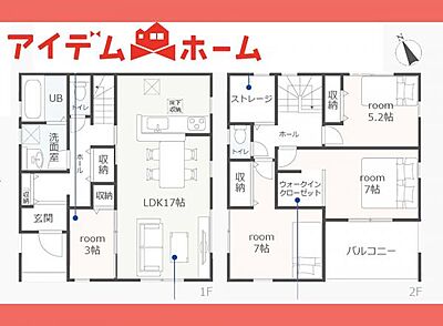 間取り:4号棟 間取図 間取り:4号棟 間取図