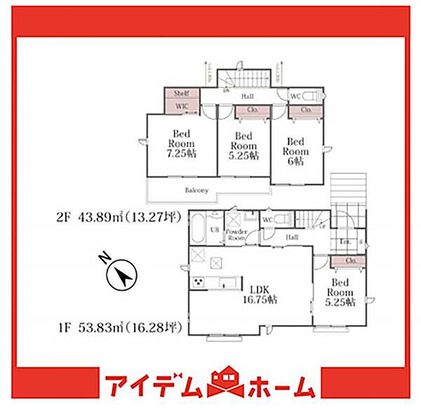 間取りを拡大表示