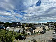 高い建物がなく、空の広がる開放的な眺望です