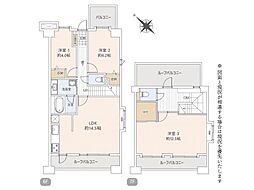 サンハイツ八千代台 3LDKの間取図画像