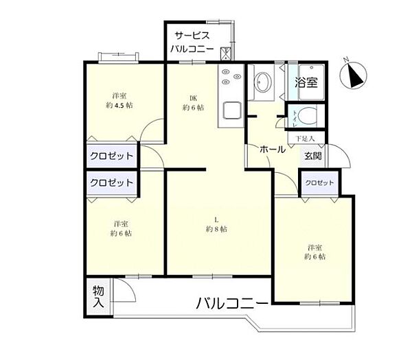 間取りを拡大表示