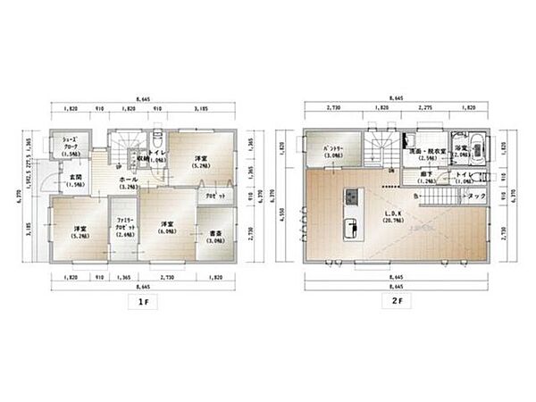 間取りを拡大表示