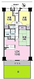 アレックスヒルズ四街道 3LDKの間取図画像