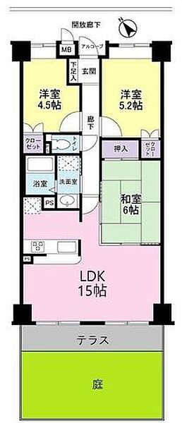 間取りを拡大表示