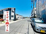 西側道路（2026年5月）撮影