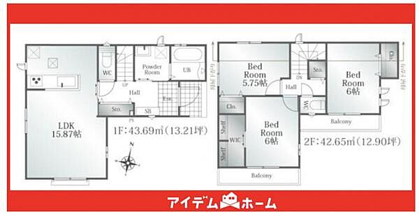 間取りを拡大表示