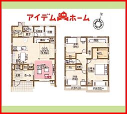 岐阜市柳津町丸野5丁目　全4棟　3号棟 4LDKの間取り