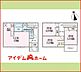 間取り：1号棟　間取り図　