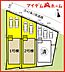 間取り：1号棟　配置図