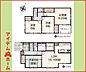 間取り：1号棟　間取図