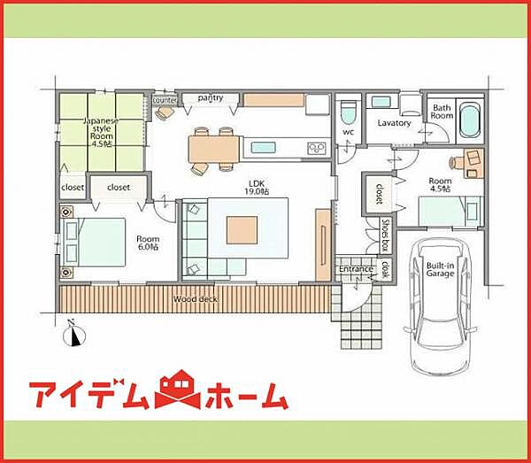 間取りを拡大表示