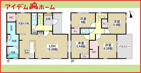 間取りを拡大表示