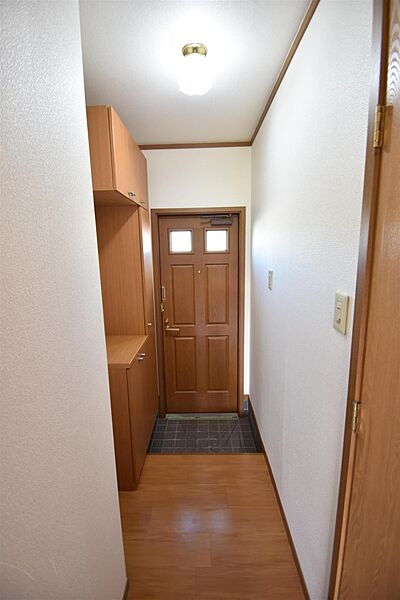 画像21:玄関中から。ドアからも光が入ります。