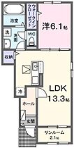 ロイヤルガーデン　フーアA 105 ｜ 岡山県備前市伊部（賃貸アパート1LDK・1階・50.01㎡） その2