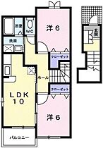 メゾンフォレスタC棟 203 ｜ 岡山県備前市香登西（賃貸アパート2LDK・2階・57.22㎡） その2