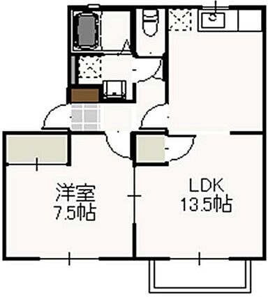 アイリスA_間取り_0