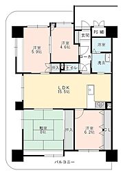 ふぁみーゆ泉佐野日根野 4LDKの間取図画像