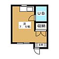 田山コーポラス4階5.2万円