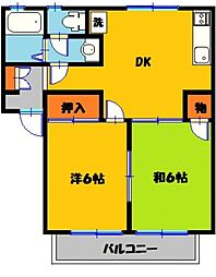 安納コーポ　B 2階/203号室