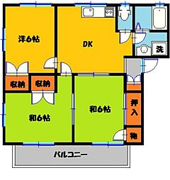 安納コーポ B 2階