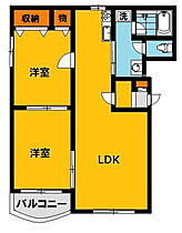 サンパティーク 303号室 ｜ 栃木県下都賀郡壬生町大字安塚1991-1（賃貸マンション2LDK・3階・57.30㎡） その2