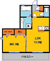 LA PORTE12Q4 101号室 ｜ 栃木県宇都宮市西川田町（賃貸アパート1LDK・1階・43.71㎡） その2