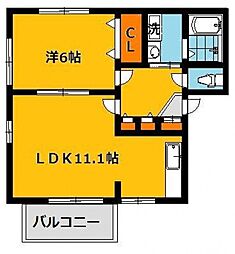 セジュール鶴田 2階/202号室