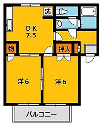コーポ免の内A 1階/102号室