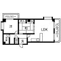 サンライフ花房4階7.4万円